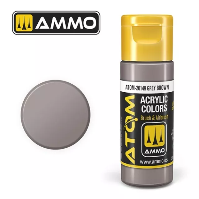 Ammo MIG ATOM-20149 - ATOM COLOR Grey Brown - Neu