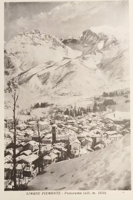 Cartolina - Limone Piemonte ( Cuneo ) - Panorama - 1930 ca.