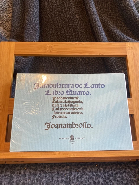Joan Ambrosio Dalza Intabulatura Lauto Libro Quarto partition luth Minkoff 1980
