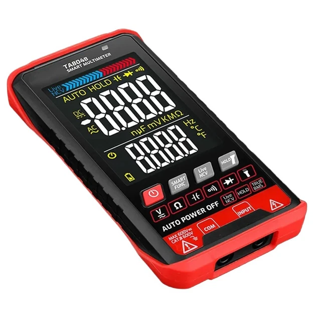 COMPACT DIGITAL MULTIMETER with Auto Manual Mode for Electronics and ...