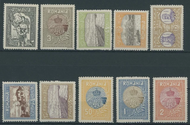 RUMÄNIEN 1913, Provinz Silistra, Falzrest, Prachtsatz, Mi. 120.-