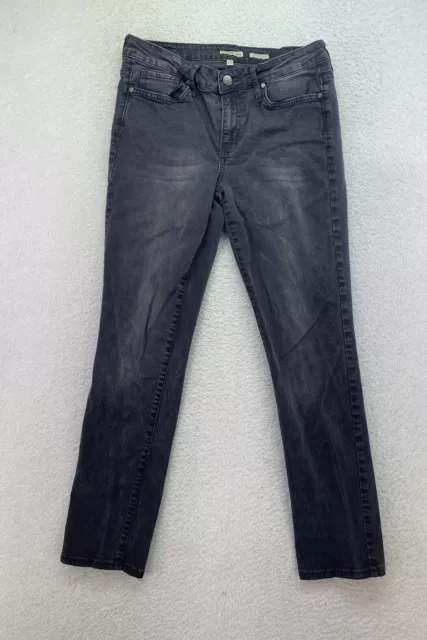 Calvin Klein Womens Size 10 Black Mid Rise Ultimate Skinny Jeans