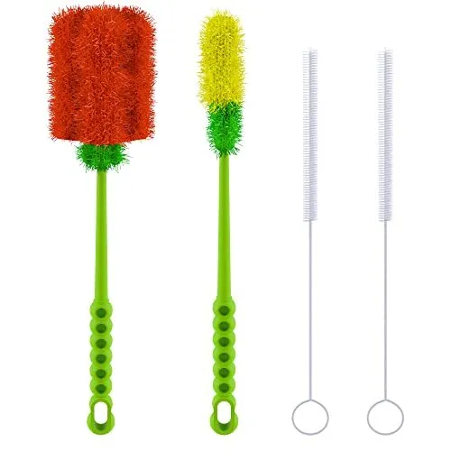Long Bottle Brush Cleaner Set 3in1 And Straw Brushes Thick And Thin Brush With