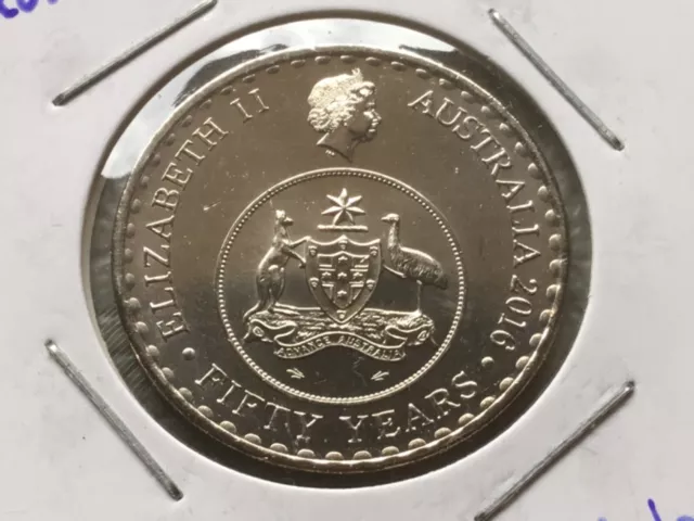 2016   Aust. twenty   cent coin.   Change over to decimal.   Unc.