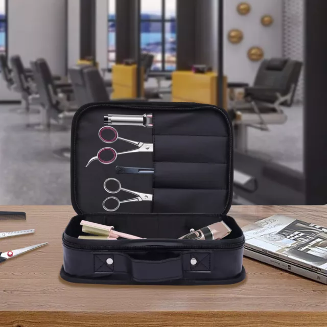 Salon Barber Hairdressing Scissor Comb Grooming Bag Case Partition Pouch Tool