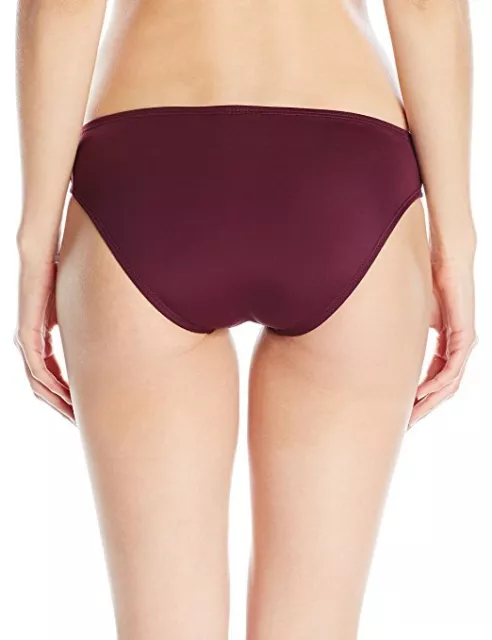 Nautica Women's Soho Colorblock Retro Pant Bikini Bottom, Berry SZ M 2