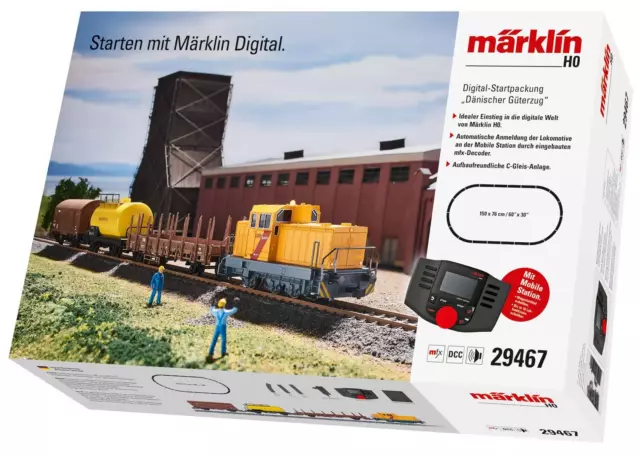 Märklin 29467 - H0 Digital Starter Pack "Danish Freight Train" with  (US IMPORT)