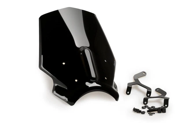 Pare-brise Sport Puig V-Tech Line Pour Honda FORZA 750 2021-2022 - Noir - Amélioration Aérodynamique - 4