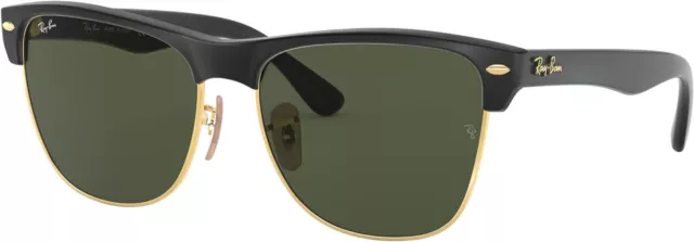 RAY-BAN RB4175 CLUBMASTER Oversized Square Sunglasses - Green, 57mm ...