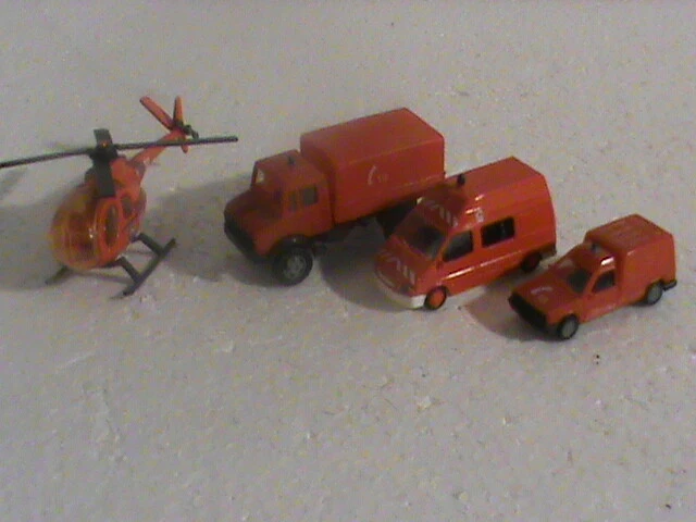 Lot 12 Véhicules Pompiers Feuerwehr 1/87 HO - Mercedes, Auto Union - Occasion