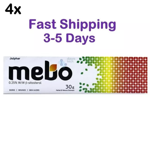 Schneller Versand 4X MEBO BURN Fast Pain Relief Healing Cream 30 g