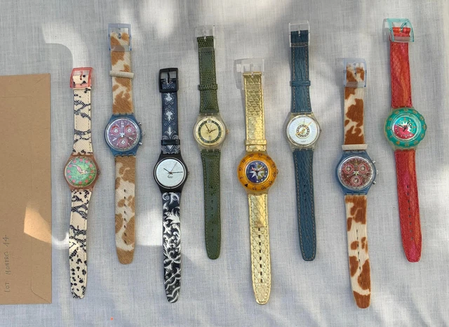Lot De 6 Montres Anciennes 'dans Leur Jus' - Non Testées - Pièces De Collection Ou Réparation