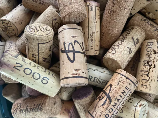 100 Natural Used Wine Corks for Crafts