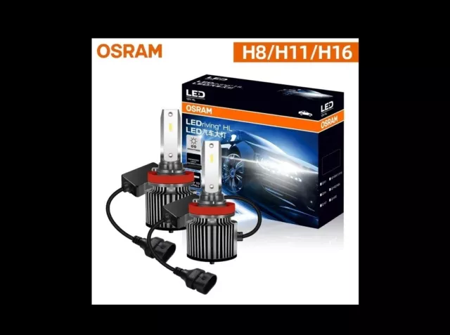 2 PZ LED H8 H11 OSRAM Bianco Ghiaccio 6000k 25 Watt EUR 80,00