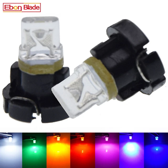 T3 Car Led T3 8MM COB LED Dashboard Light Gauge Bulb Map Globe for DC 12V Car Auto ...