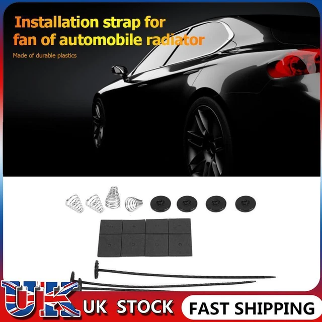 ❀ 1 Set Car Electric Cooling Radiator Fan Mounting Tie Rod Kit Bracket Universal