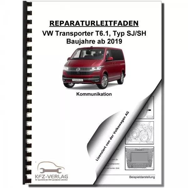 VW Transporter T6.1 ab 2019 Radio Navigation Kommunikation Werkstatthandbuch