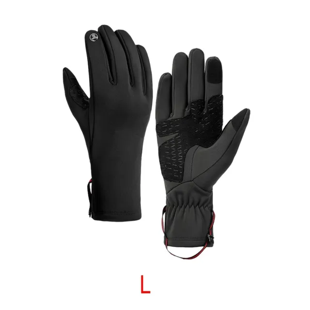 Gants d'hiver rembourrés épais pour le ski gants antidérapants doigt complet