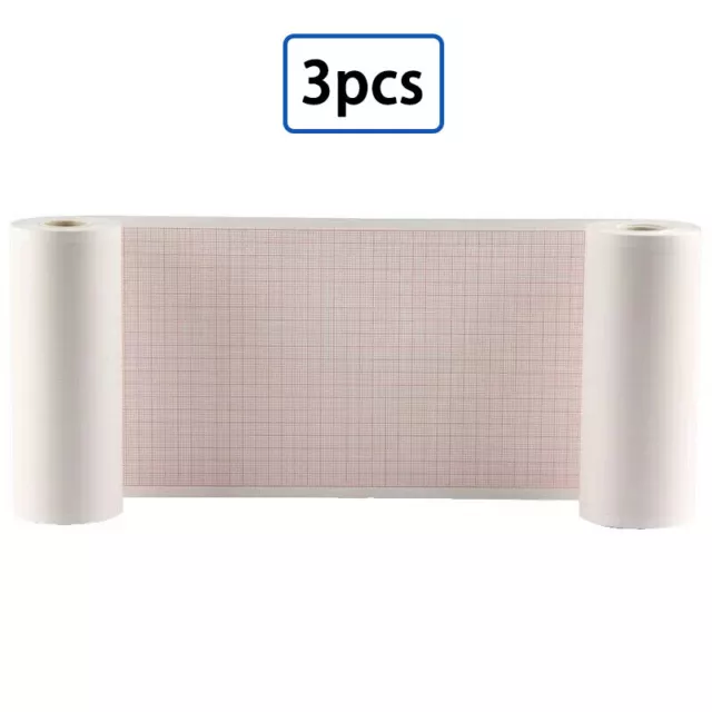 3 Rolls, Size: 50mmx20m Thermal Printer Printing Paper Ecg/ekg Machine Ecg New