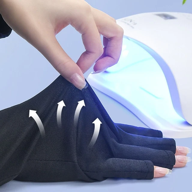 Rayons anti-UV Lampe LED Gants de peinture à ongles Protéger les mitaines