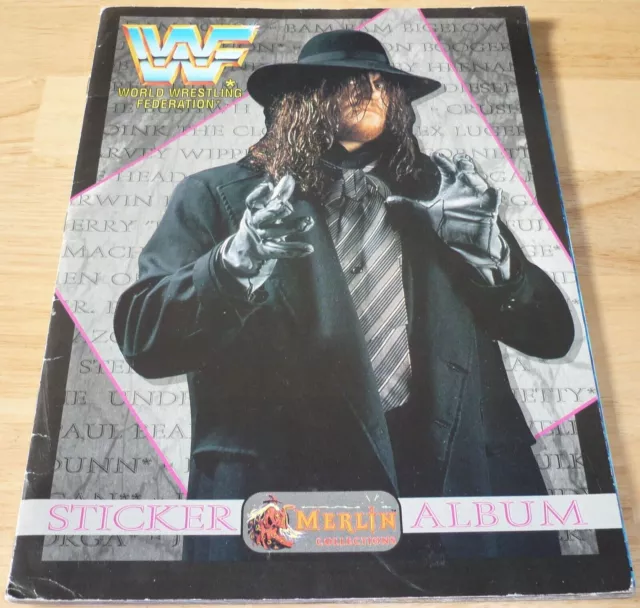 Merlin WWF Wrestling *STICKERALBUM 1993* KOMPLETT Undertaker wwe aew dx hasbro 5
