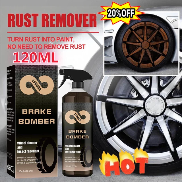 NONACID WHEEL CLEANER, For Cleaning Wheels and Tires Brake Dust 120ML