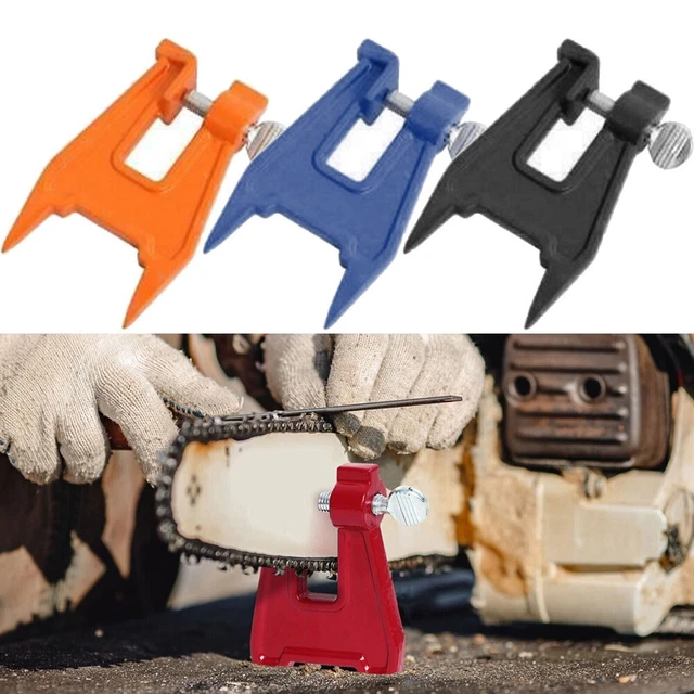 CHAINSAW FILE CHAIN Saw Sharpener Jig Filing Block Universal Chainsaw