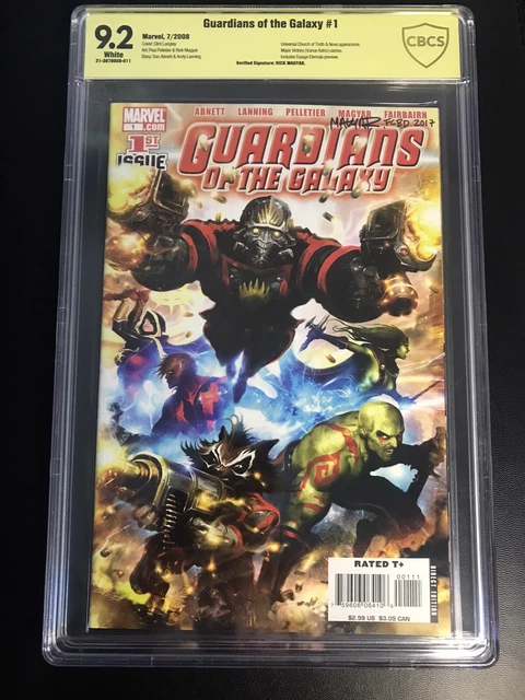 Guardians of the Galaxy #1 (2008) Cbcs 9.2 Nm Like Cgc With Signature And Sketch