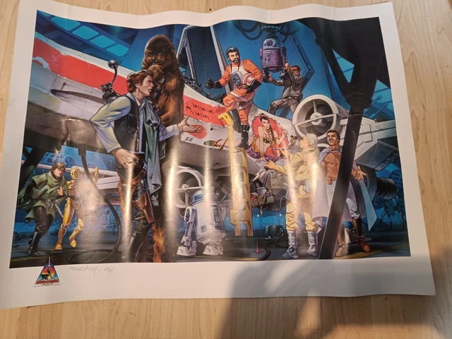 Affiche Star Wars Célébration 2007 avec signature originale