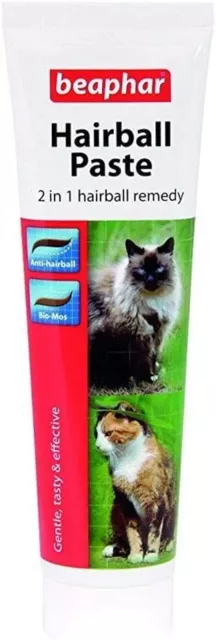 Beaphar Hairball Cat Paste 2 in 1 Remedy