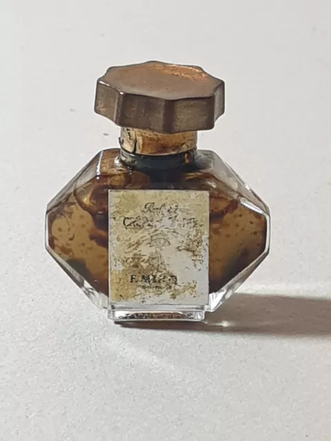 Miniature Parfum Ancienne :  -MILLOT - Crêpe de Chine - étiquette effacée