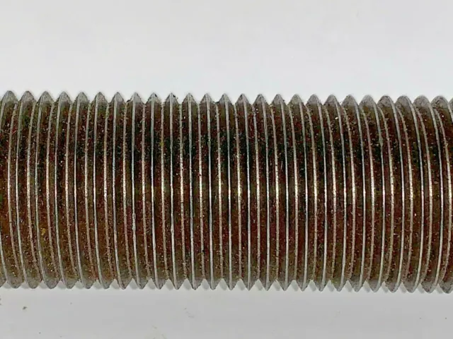 All Thread Rod, B7, 1-3/8"-8 Thread, 9-1/2" Length, (2) 1-3/8" Heavy Hex Nut 2