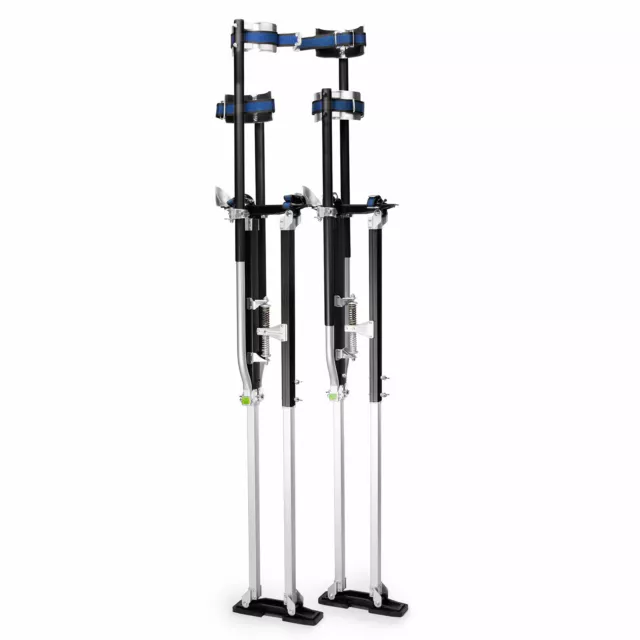 Drywall Stilts Painters Walking Finishing Tools - Adjustable 48" - 64" Black