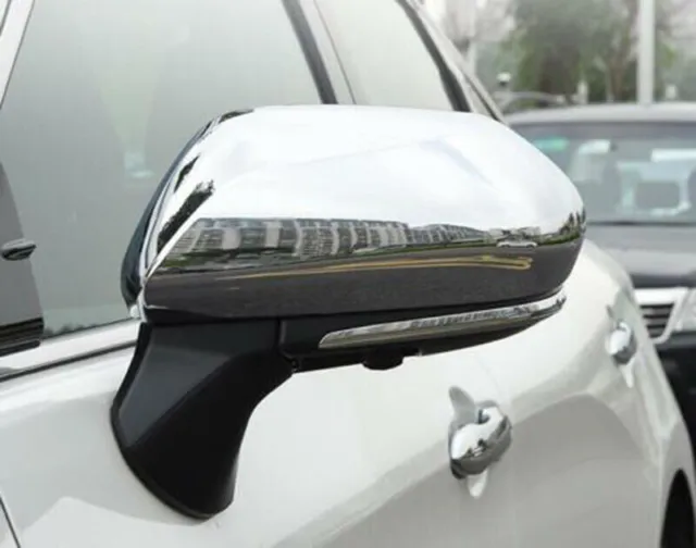 For Toyota Camry 2018-2023 Chrome Car Side Rear View Wing Mirror Cover Cap Trim
