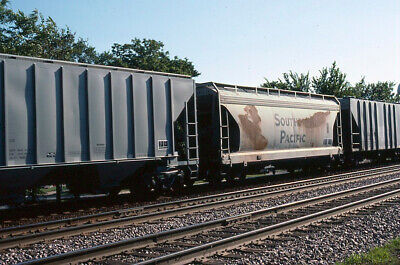 Railroad Slide - Southern Pacific #490379 Hopper Car 1988 Western Springs IL