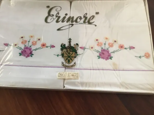 Erinore Irish Linen Pair Pillowcases