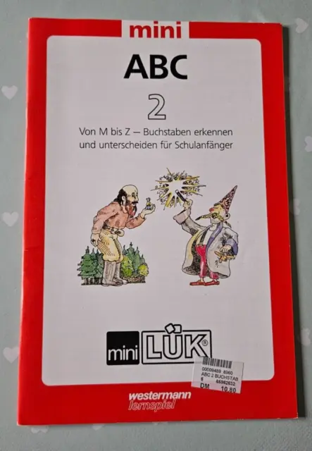 Mini Lück Heft ABC 2, Buchstaben erkennen und unterscheiden für Schulanfänger