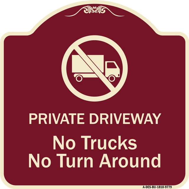 Designer Series - Private Driveway. No Trucks No Turnaround