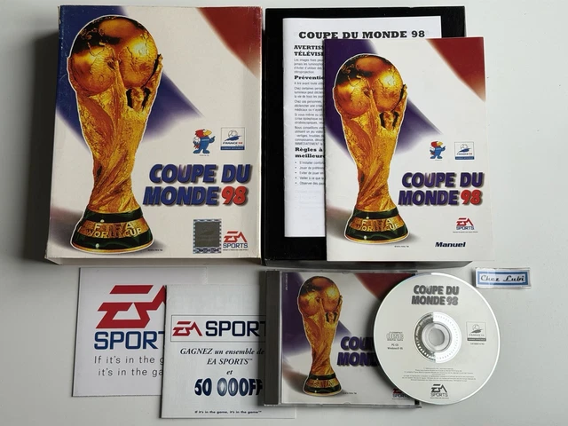 Jeu Vidéo FIFA Soccer 98 Route Coupe Du Monde - Version PC Big Box Française, Bon état, Collector