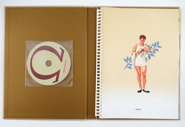 2008 OMEGA watch BEIJING OLYMPIC GAMES Special Folder Press kit with CD