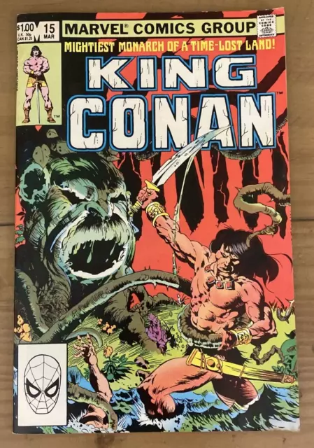 King Conan #15 Mar 1982 Marvel Comics Group Bronze Age Newsstand Vintage Comic