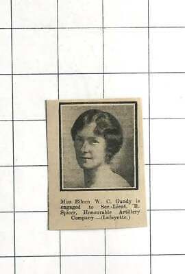 GB Atkinson 1916 Miss Mary Penelope Noel Engaged To Lt 