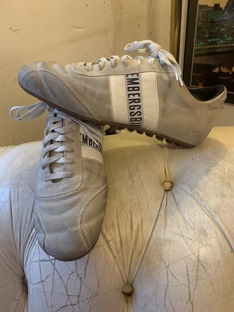 BIKKEMBERGS SNEAKERS IN Pelle Scamosciata Color Tortora Taglia 42 EUR 95 00 PicClick IT