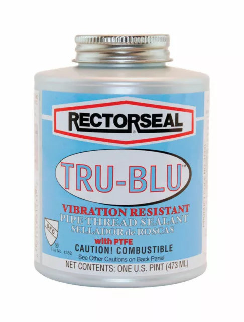 Rectorseal  Tru-Blu  Blue  Pipe Thread Sealant  16 oz.