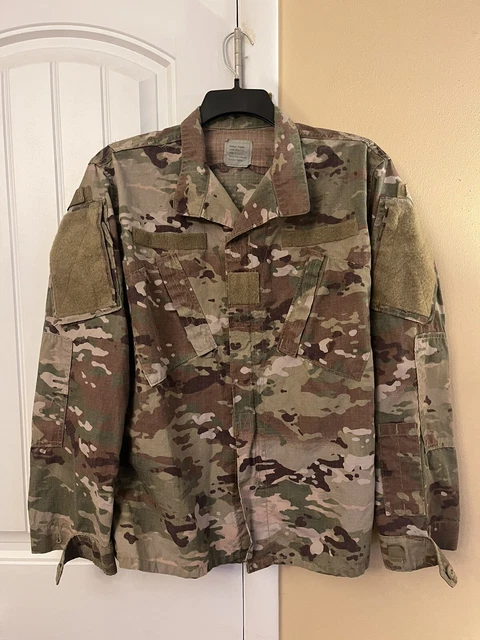 US Army Multicam OCP Fire Resistant Combat Camo Uniform Jacket Medium Regular