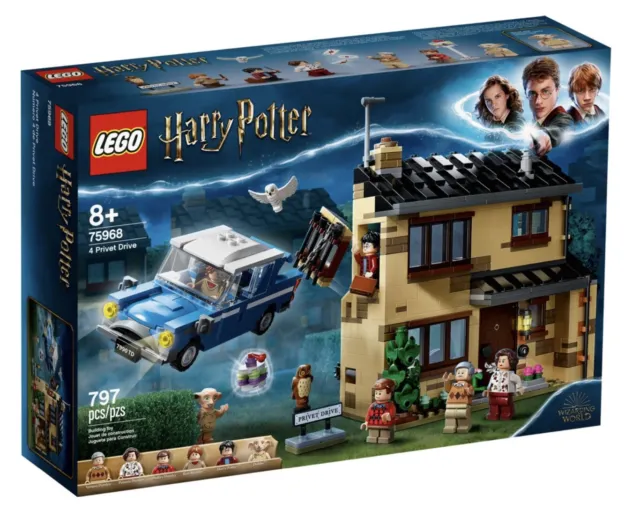 LEGO 75968 Harry Potter 4 Privet Drive House & Flying Car  Retiring ST179