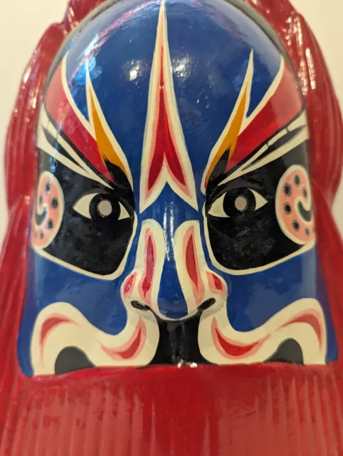 Traditional Chinese Peking opera Beijing Red Mask - Q6