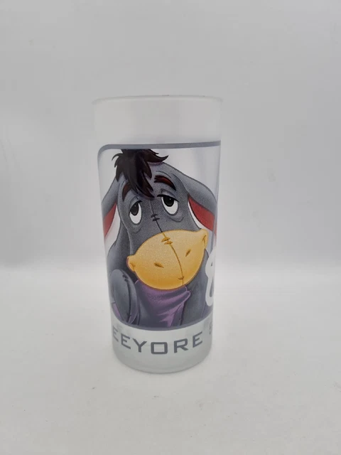 Disney Store Winnie The Pooh Eeyore Since 1966 Tall White Glass, Collectable VGC