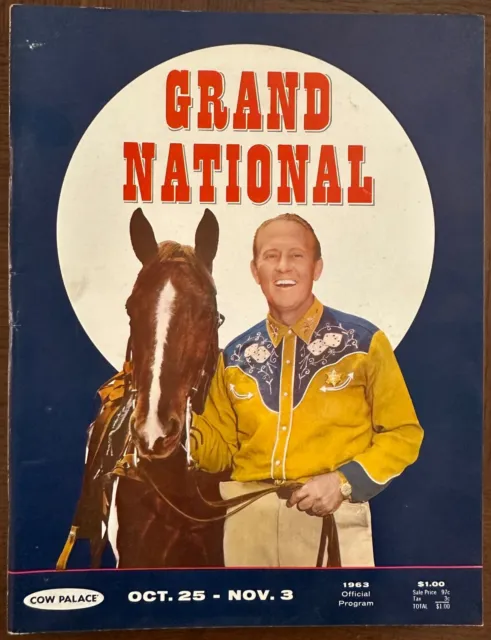 Vintage 1963 Grand National Rodeo Program-Estate Sale