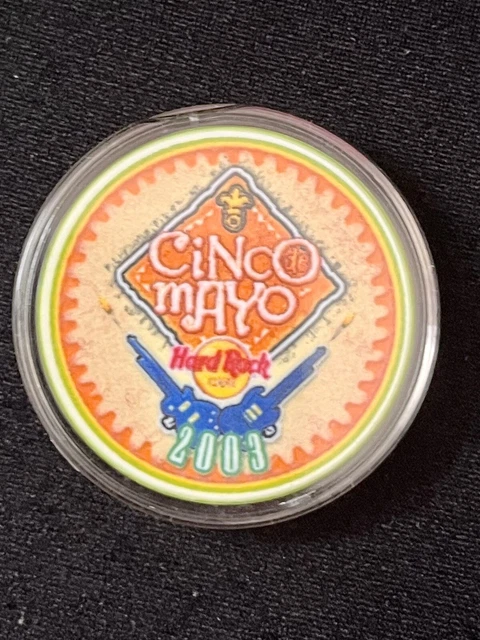 Hard Rock Cafe Vintage 2003 Cinco De Mayo Casino Chip